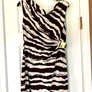 Zebra print dress